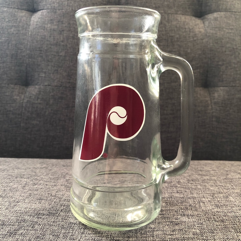 Vintage Philadelphia Phillies Glass Mug